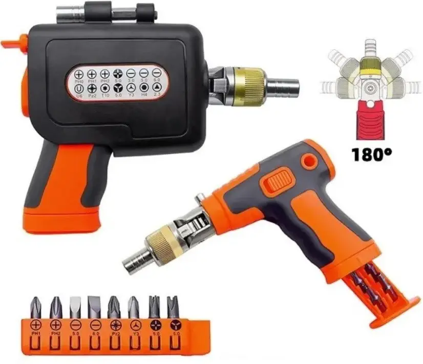 Викрутка-пістолет із бітами 16 в 1 2882A (23656021) - фото 8 Викрутка-пістолет із бітами 16 в 1 2882A (23656021) - фото 8