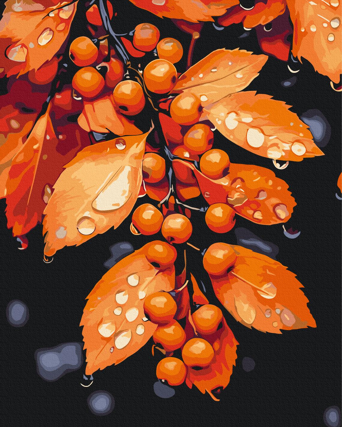 Картина за номерами Brushme Мелодія крапель 40x50 см (BS54386) Картина за номерами Brushme Мелодія крапель 40x50 см (BS54386)