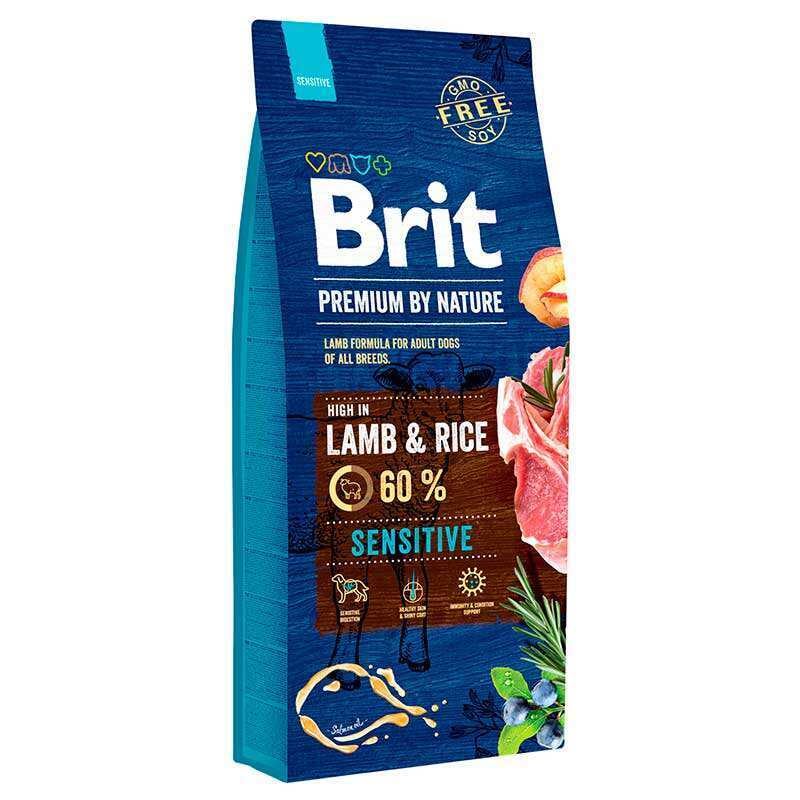 Корм для собак Brit Premium Sensitive 15 кг (24971350)
