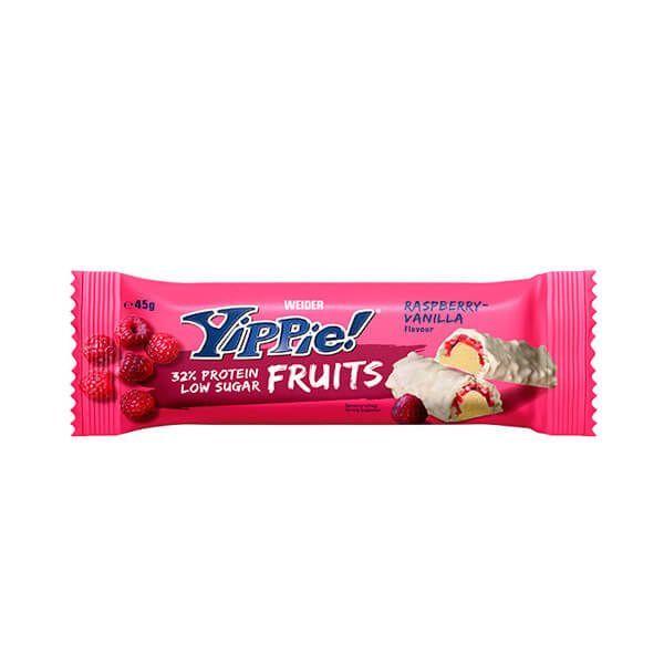 Батончик спортивный Yippie! Fruits Raspberry-vanilla 45 г (00000033397)