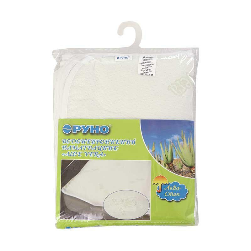 Наматрасник Руно Aloe Vera водонепроницаемый на резинке 180х200 см (828Aloe Vera)