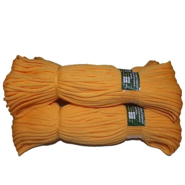 Шнур пустотілий із синтетичних ниток В-127 100 м x5 мм Жовтий (2396529135)