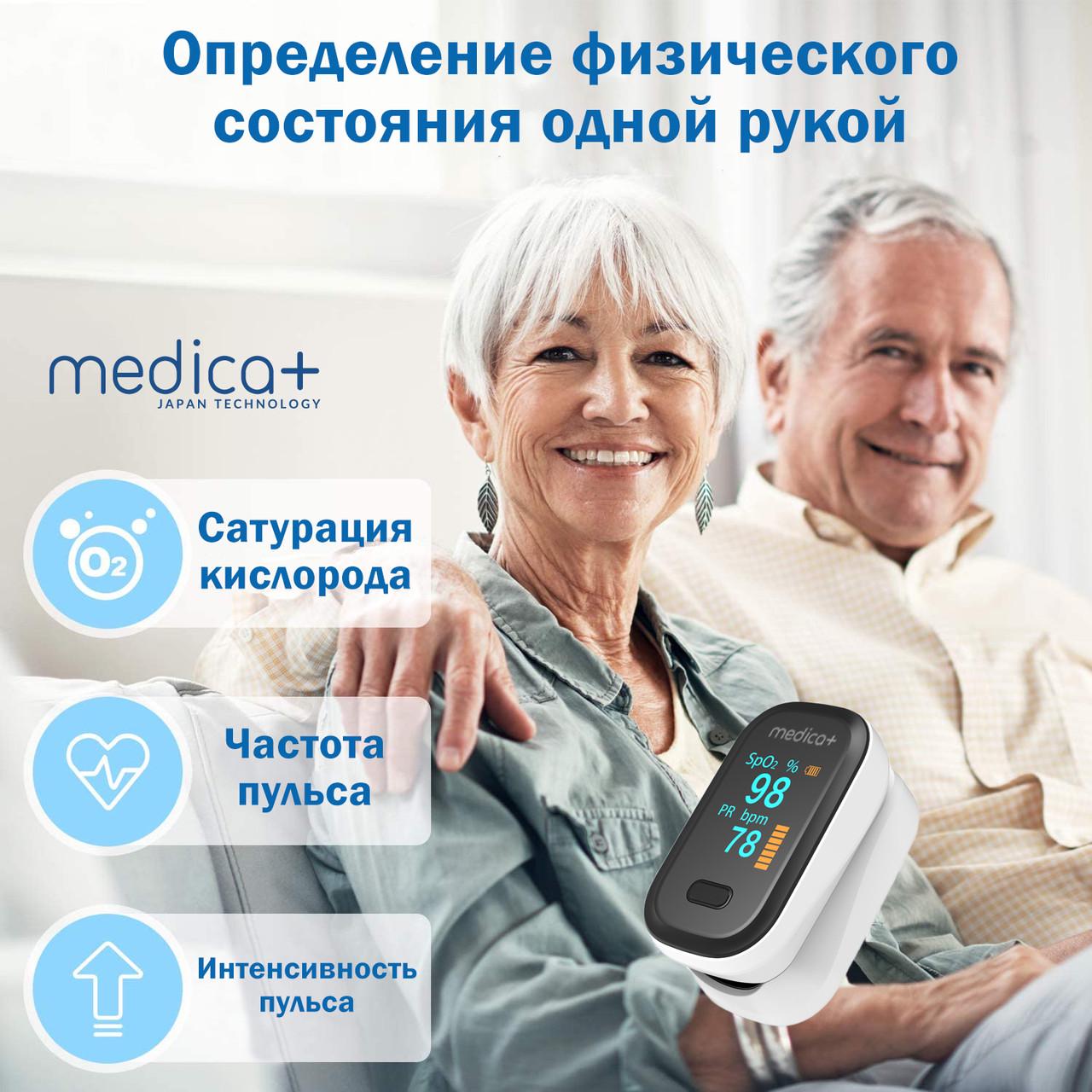 Портативний пульсоксиметр MEDICA+ Cardio Control 5.0 на палець - фото 6