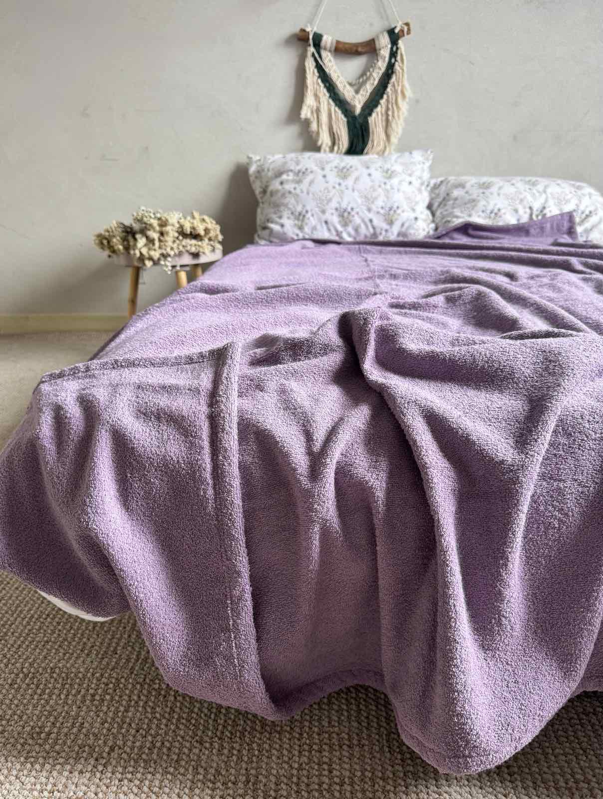 Простынь-покрывало махровое ZEINTEX MADEIRA хлопковое 150х220 см Лиловый (26981889) - фото 9 Простынь-покрывало махровое ZEINTEX MADEIRA хлопковое 150х220 см Лиловый (26981889) - фото 9