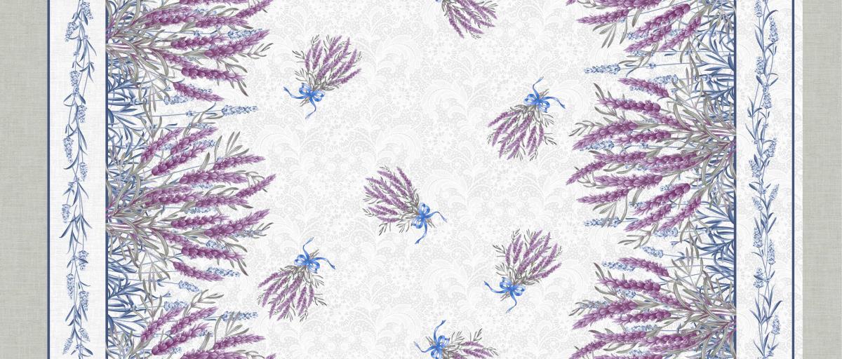 Скатертина Franz Deco Лаванда 150x180 см (C1018)