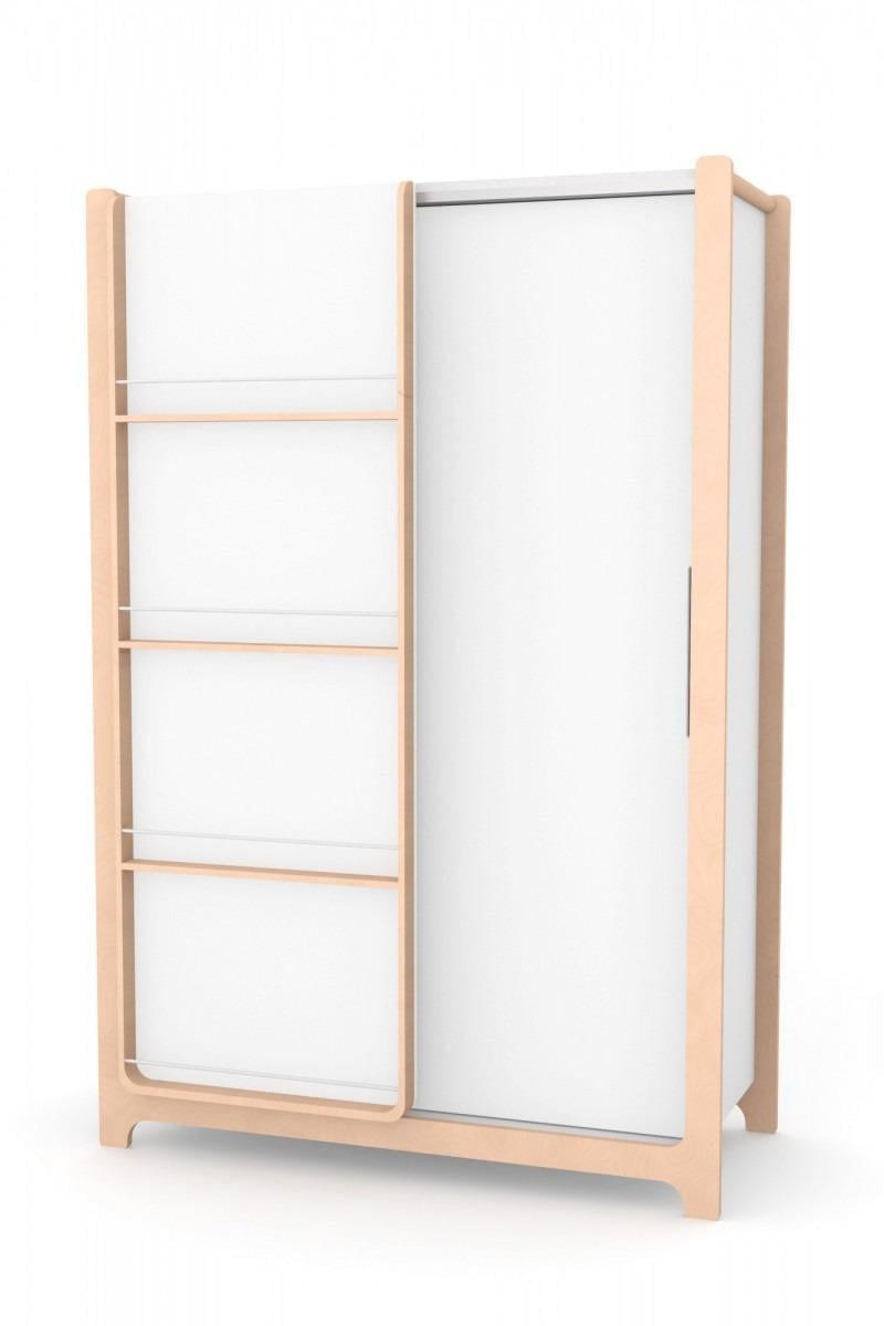 Шкаф-купе Верес Ницца 1200 из ДСП Белый/Бук 38.44.2.15