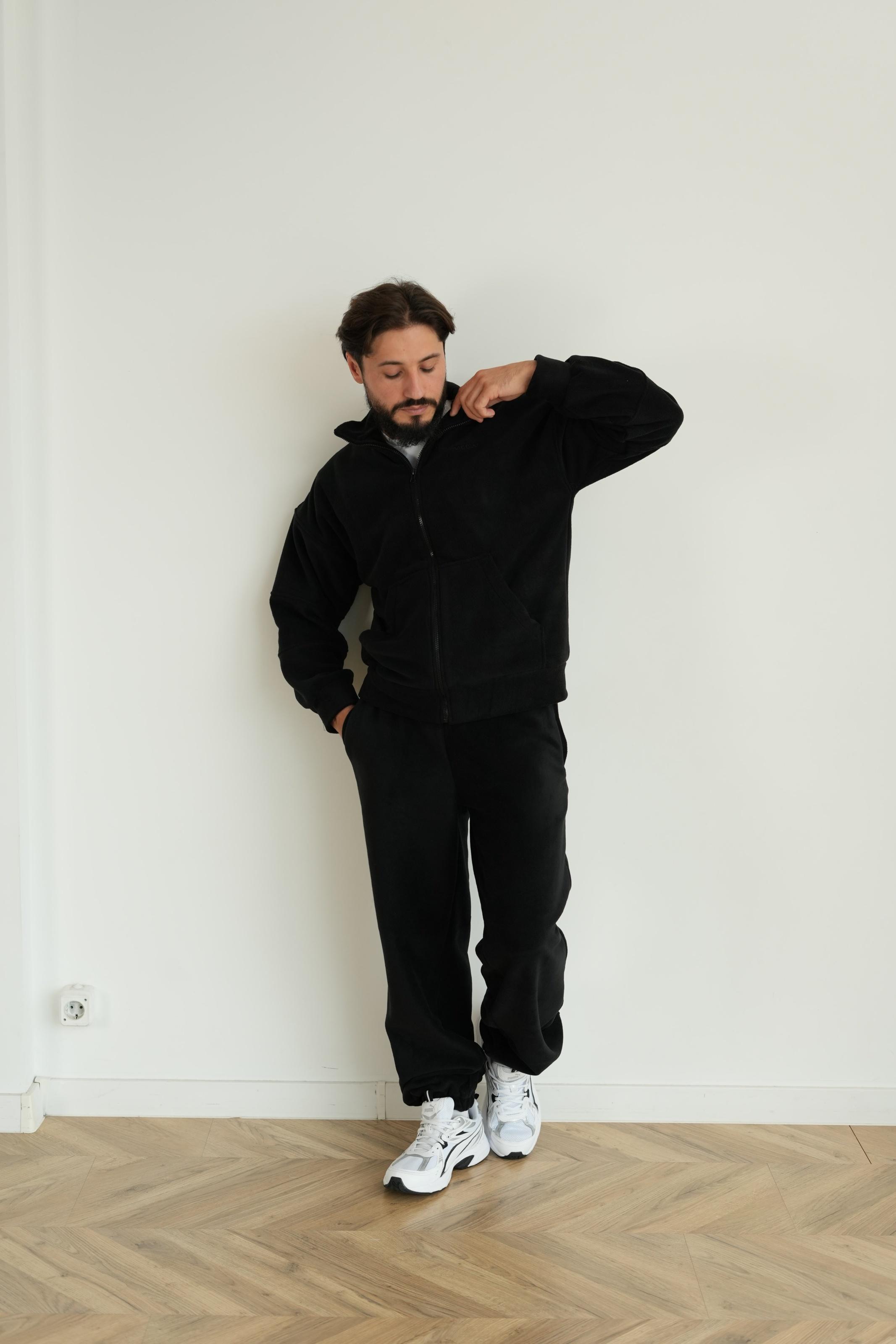 Костюм мужской флисовый CASUAL XL/2XL Черный (10301XLXXLm) - фото 2 Костюм мужской флисовый CASUAL XL/2XL Черный (10301XLXXLm) - фото 2