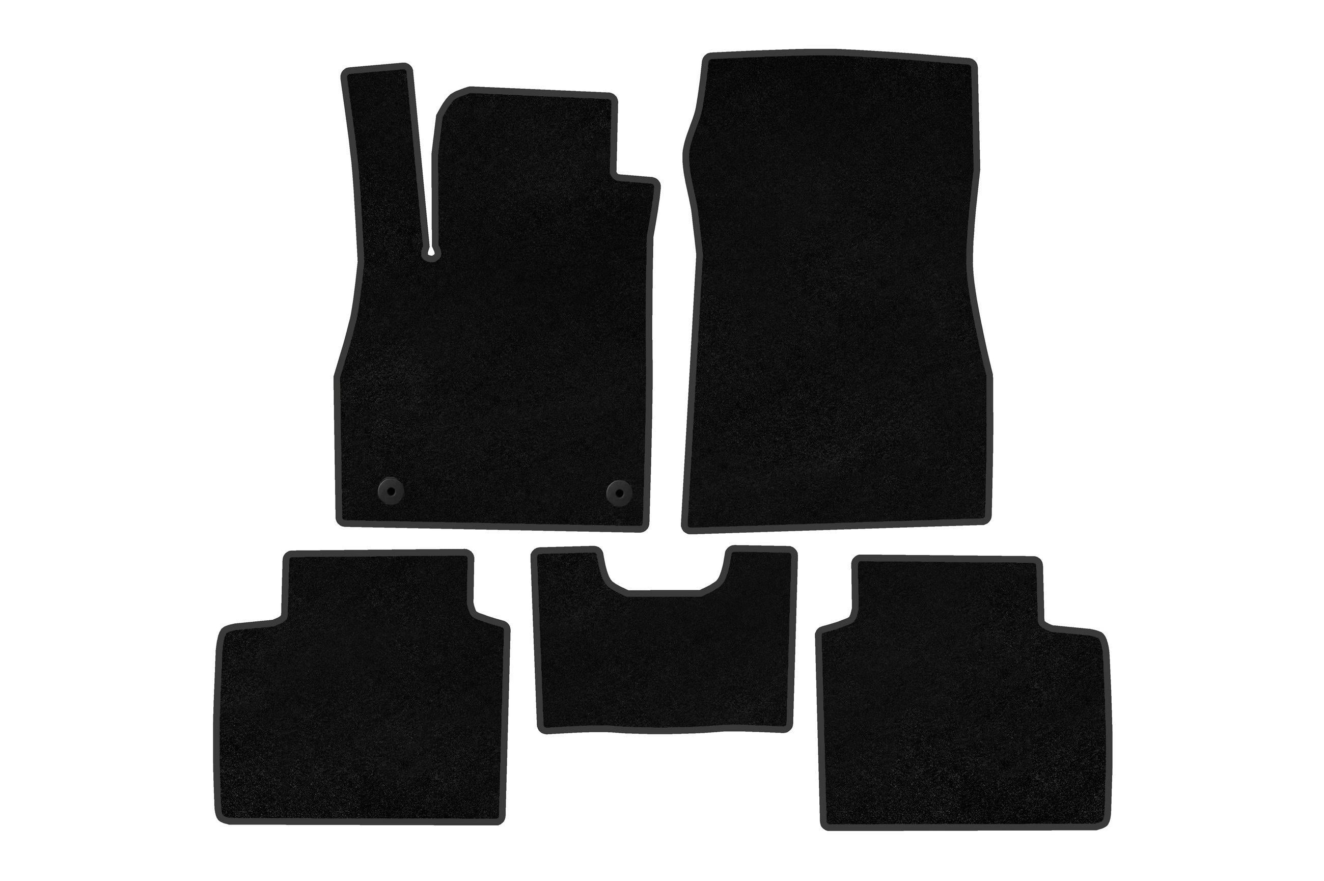 Коврики автомобильные Digital Designs Classic для Nissan Micra K14 2016- гг. ткань Черный (184825)