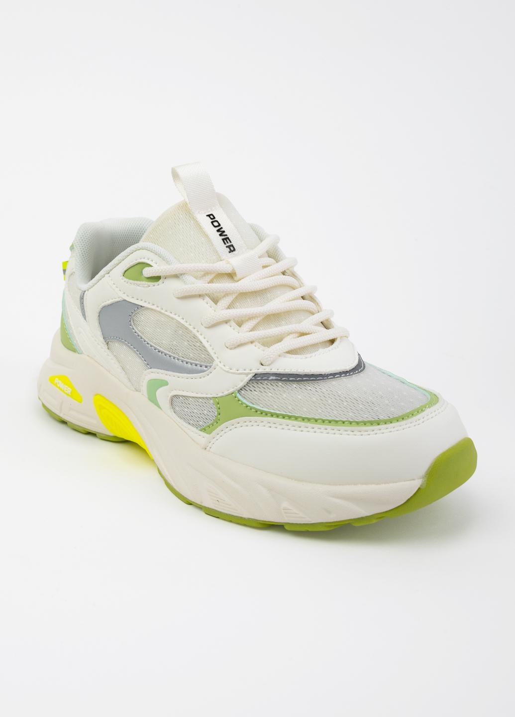 Кроссовки женские Power TF8406-1 р. 38 Белый (345901_38)