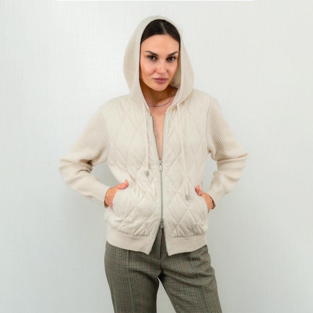 Кардиган жіночий повсякденний Brunello Cucinelli M Бежевий (2797308198)