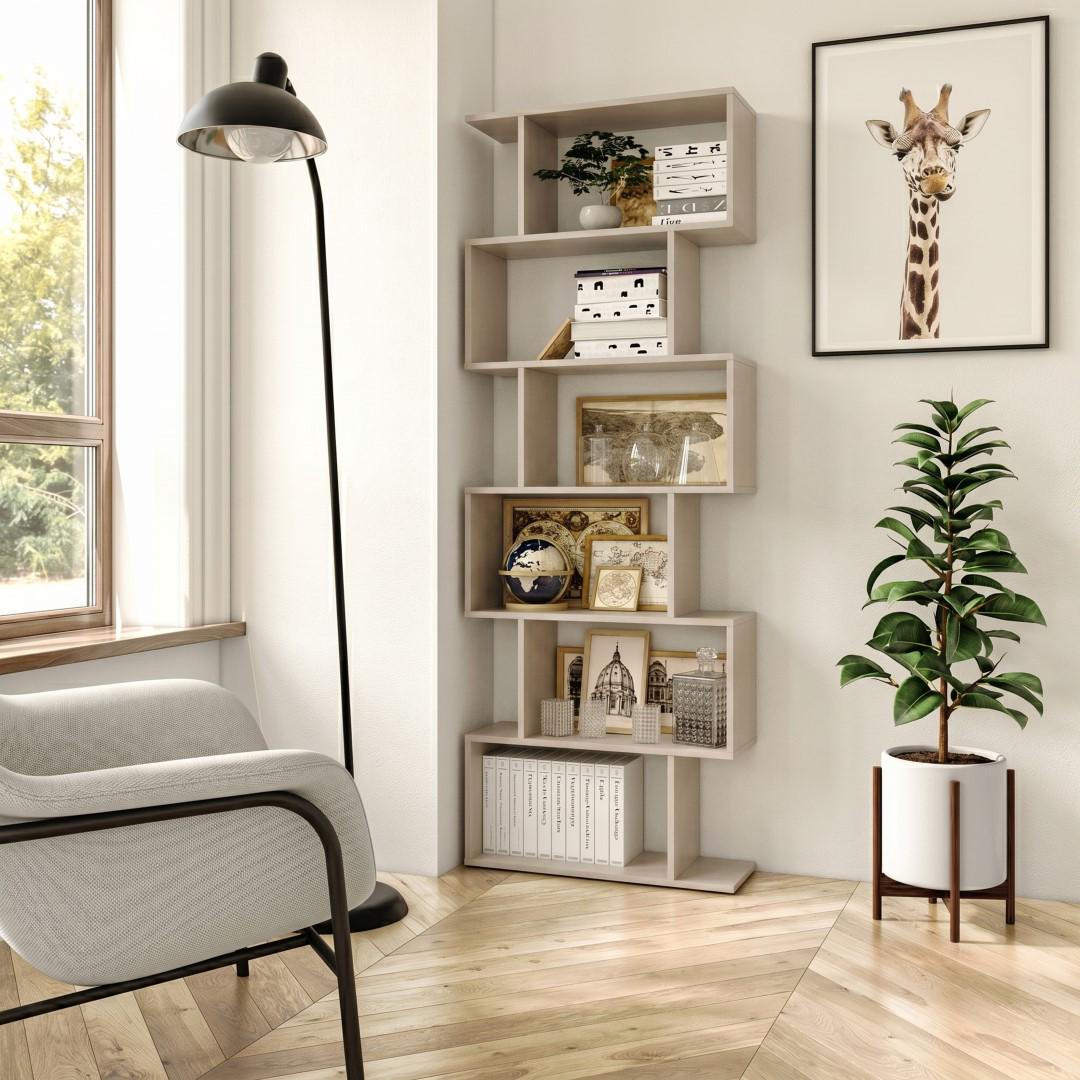Стеллаж Moreli GT-56 700x1920x238 мм Кашемир Стеллаж Moreli GT-56 700x1920x238 мм Кашемир