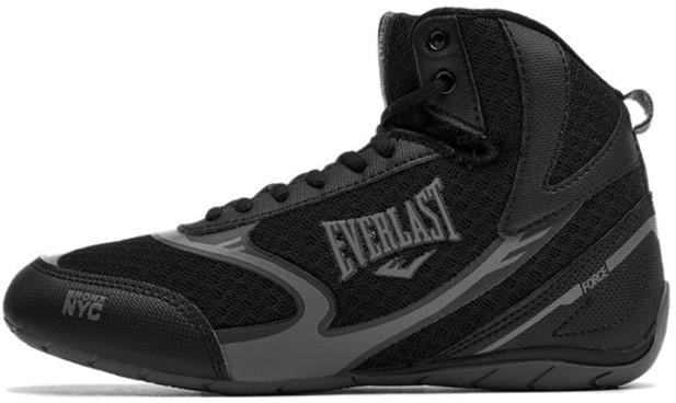 Боксерки Everlast Force Уни р. 38/US 7 Черный/Серый (ELW-126D)