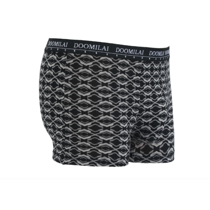 Мужские трусы DOOMILAI Стрейчевые из бамбука XL Серый (D-01442)