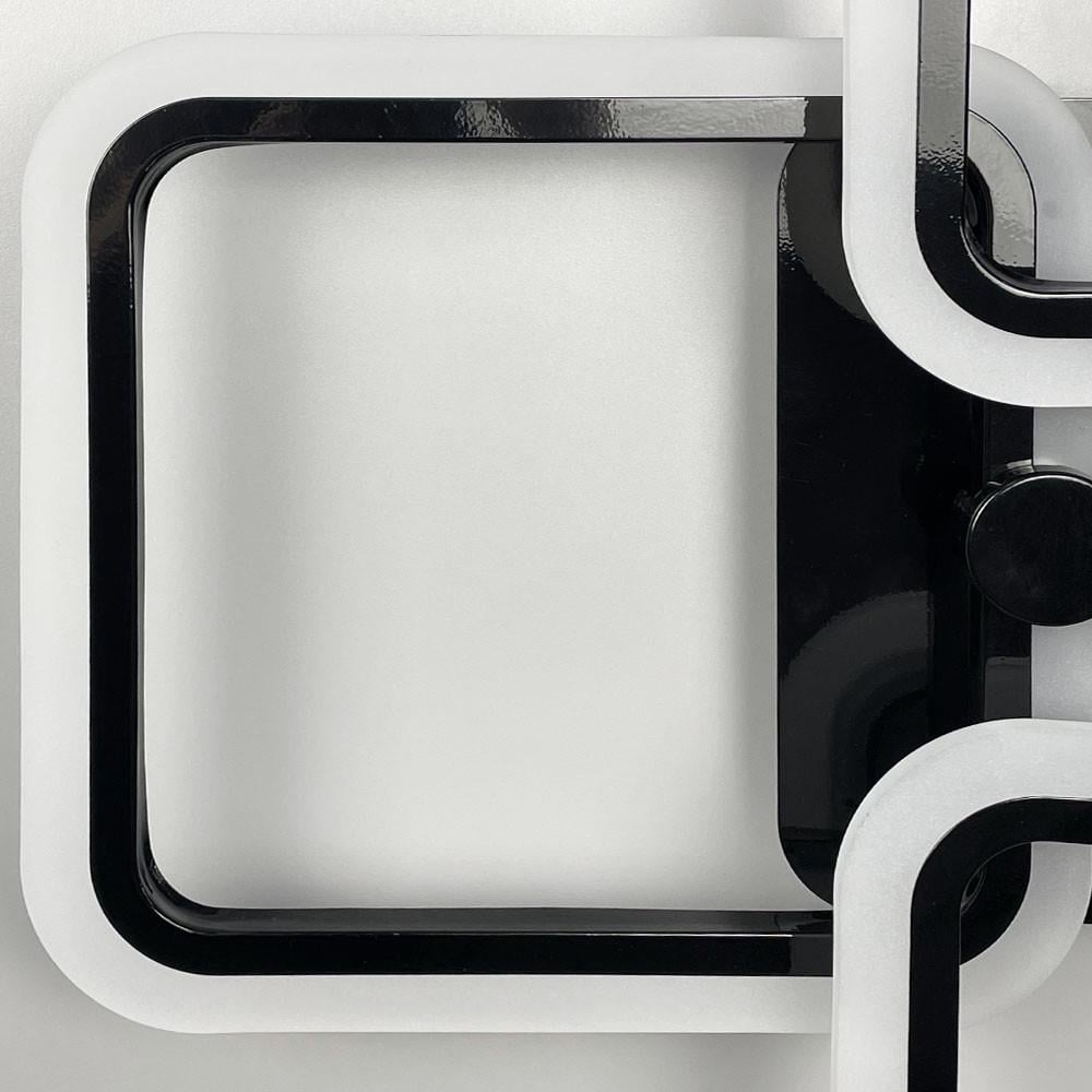 Люстра LED RGB на 2/2 рожка Черный (A 2503/2+2 BK) - фото 4