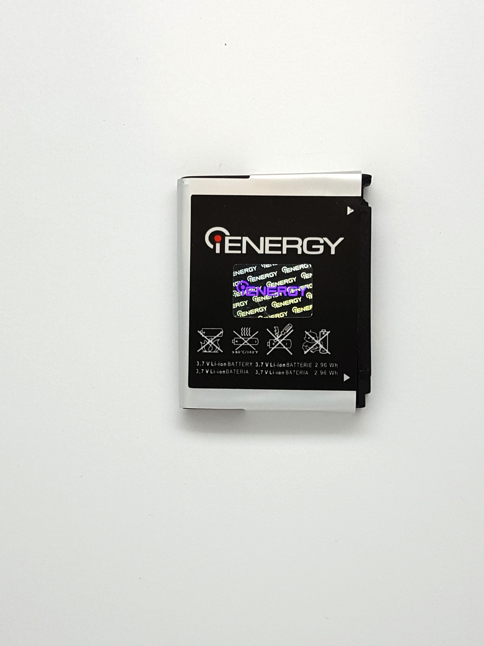 Аккумулятор iENERGY для SAMSUNG S5230 (AB603443CE)