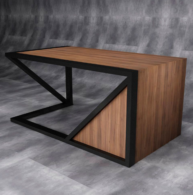 Письмовий стіл керівника EcoLoft IN-2048 Лофт Коричневий (23059199)