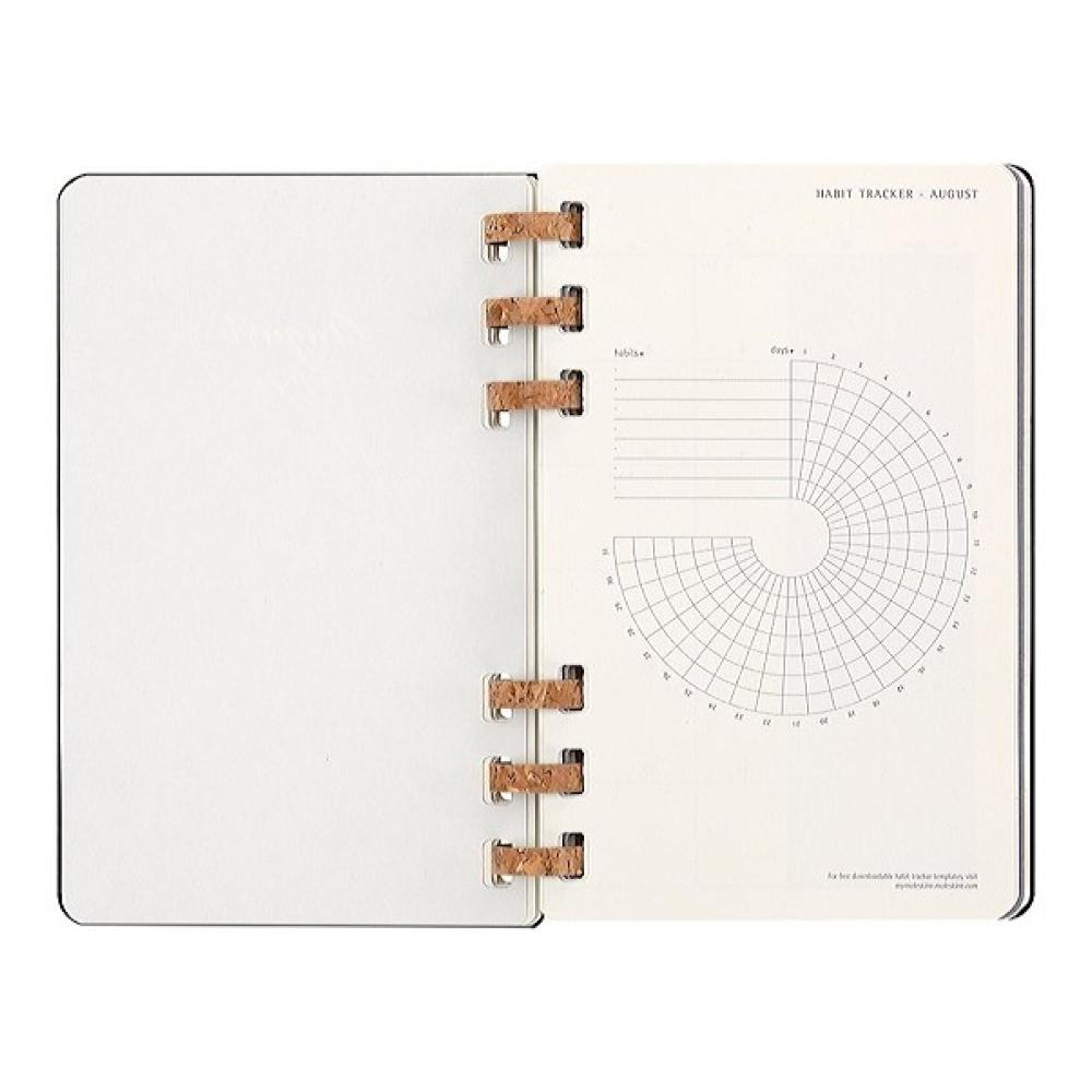 Еженедельник Moleskine 2023-2024 Spiral средний (DHSPB12AMWH3Y24) - фото 9