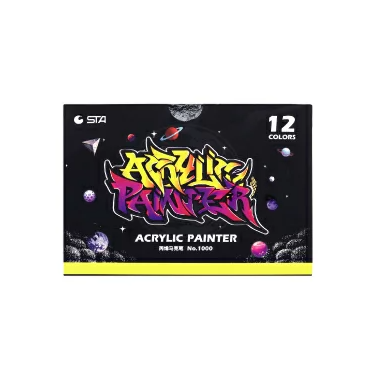 Набір маркерів для малювання акрилових 12 кольорів - фото 5 Набір маркерів для малювання акрилових 12 кольорів - фото 5