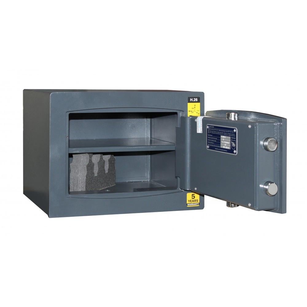 Сейф зламостійкий Griffon H.26.KP пістолетний Dark grey (1540625250) - фото 2