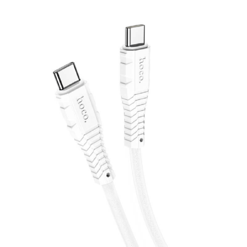Кабель Hoco Type-C to Type-C Nano Silicone X67 1,2 м 60W 5A White