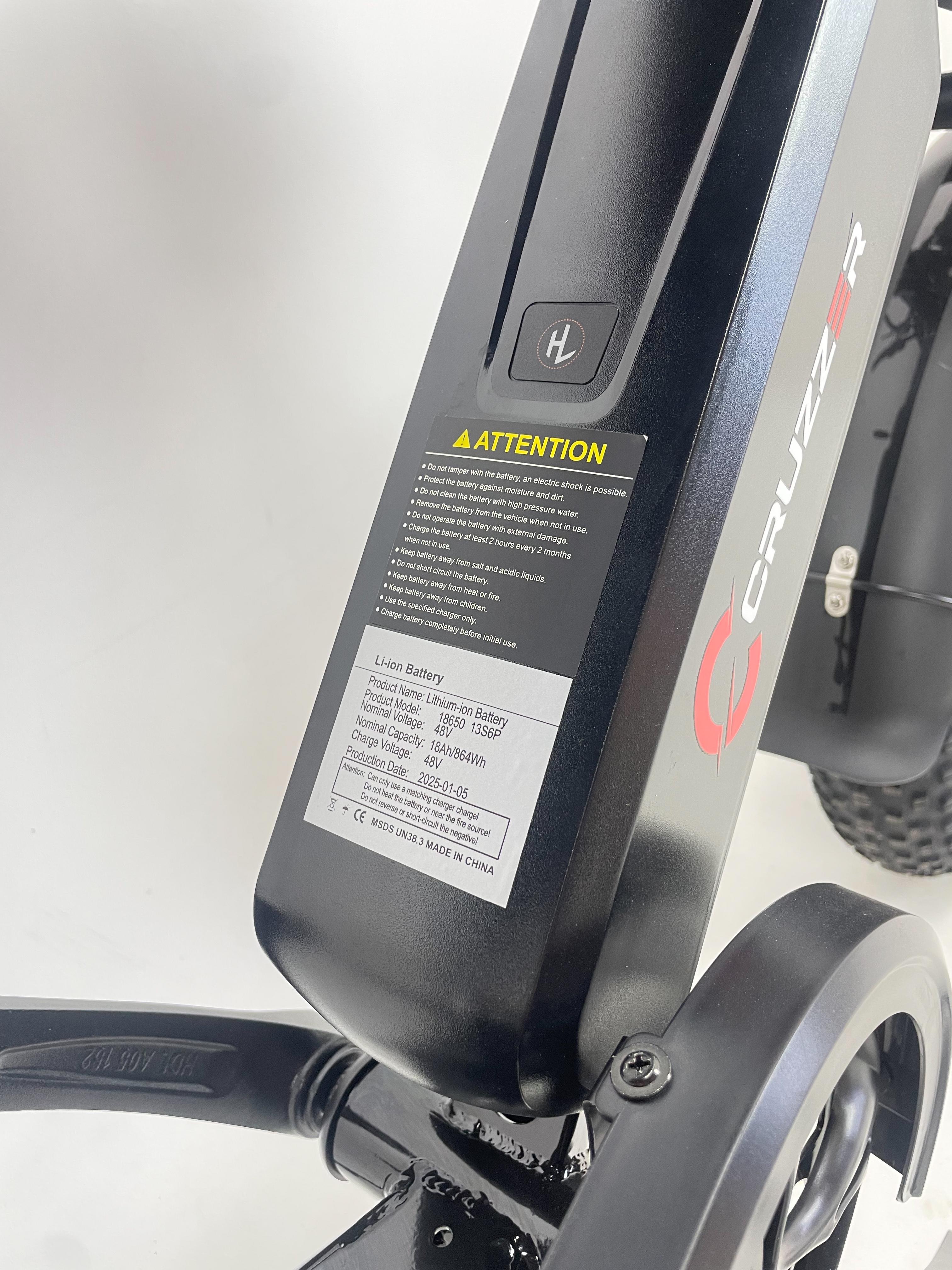 Електровелосипед Maraton Cruzzer V8 20" NEW (1000W 48V 24Ah) - фото 11 Електровелосипед Maraton Cruzzer V8 20" NEW (1000W 48V 24Ah) - фото 11