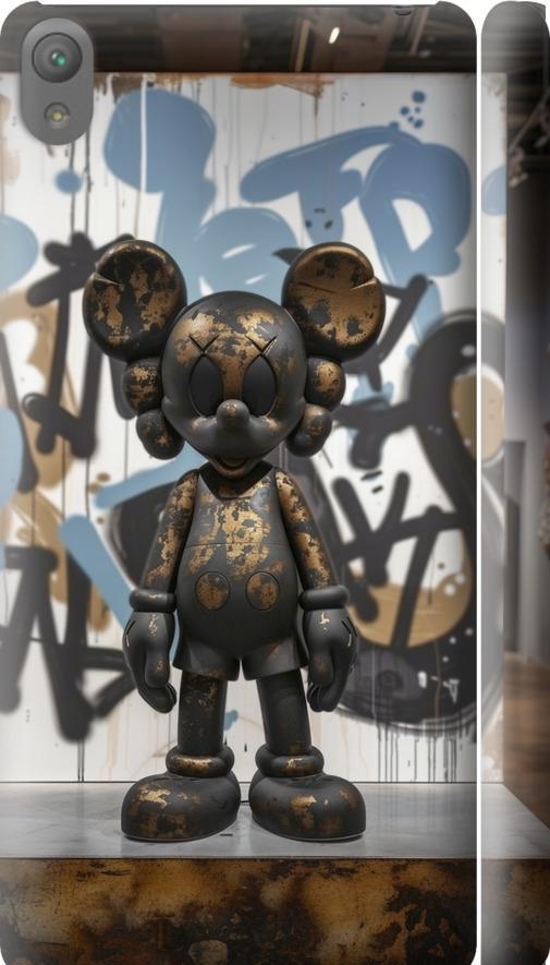 Чехол на Sony Xperia E5 F3311 Bronze kaws v2 (6098m-458-42517)