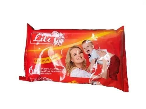 Вологі серветки Lili 63 шт. (108104)
