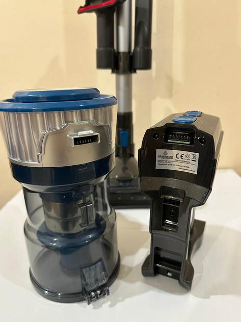 Пилосос вертикальний Crownberg CB-674 3в1 акумуляторний LED-підсвітка 2500 Вт (ML-04767) - фото 9 Пилосос вертикальний Crownberg CB-674 3в1 акумуляторний LED-підсвітка 2500 Вт (ML-04767) - фото 9