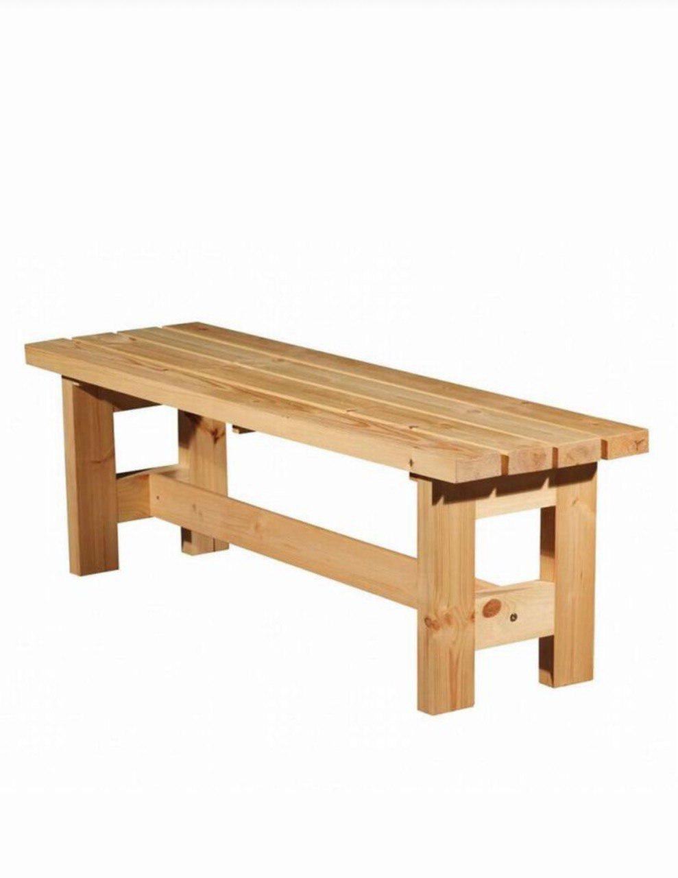 Скамейка садовая из натурального дерева сосна 1200х450х450 мм (DL000990) Скамейка садовая из натурального дерева сосна 1200х450х450 мм (DL000990)