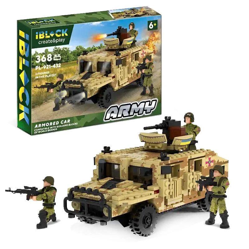 Конструктор Iblock Бронированная машина 368 дет. (201059)