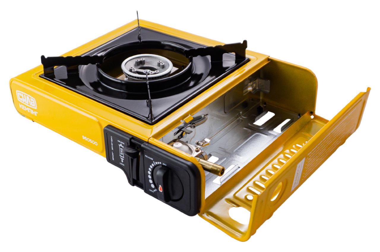 Плита газова портативна Сила 960500 342х285х113 мм сушеф з перехідником - фото 3 Плита газова портативна Сила 960500 342х285х113 мм сушеф з перехідником - фото 3