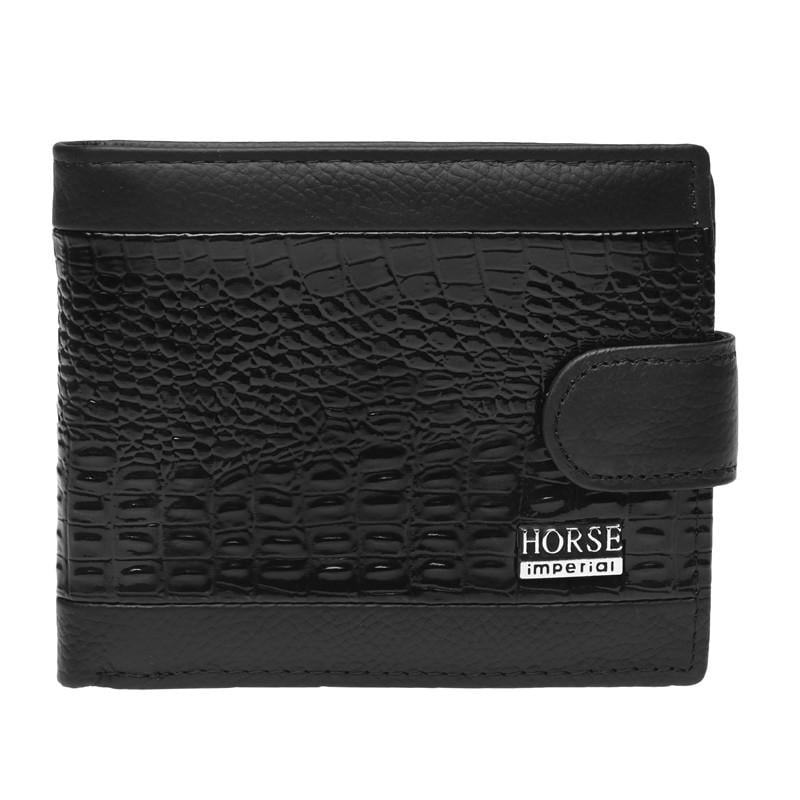 Кошелек мужской кожаный Horse Imperial K1к023-1 Black