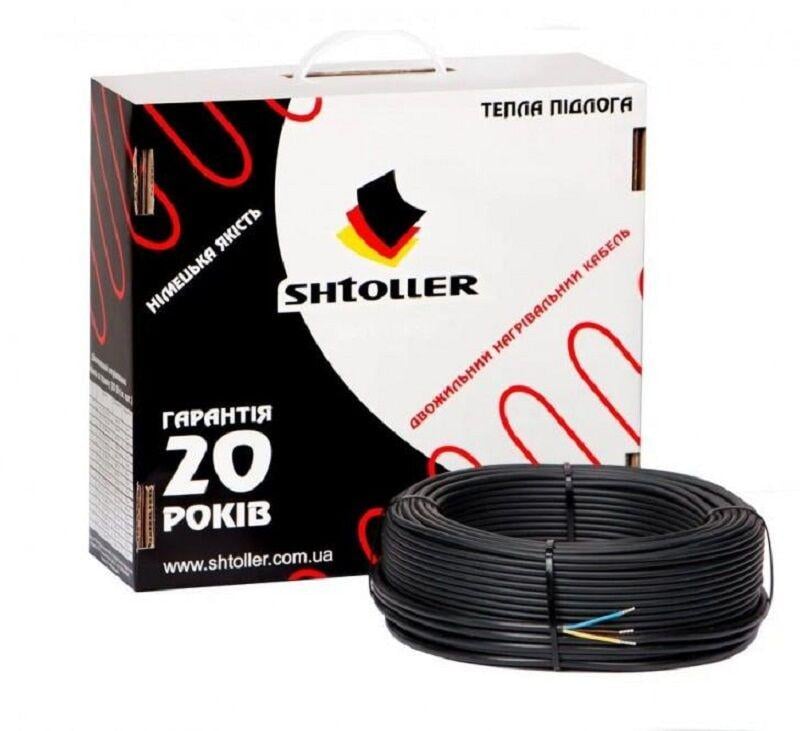 Нагрівальний кабель для теплої підлоги Shtoller 25 м 500 Вт 2,5-3,1 м2 (S6104-20 EC)
