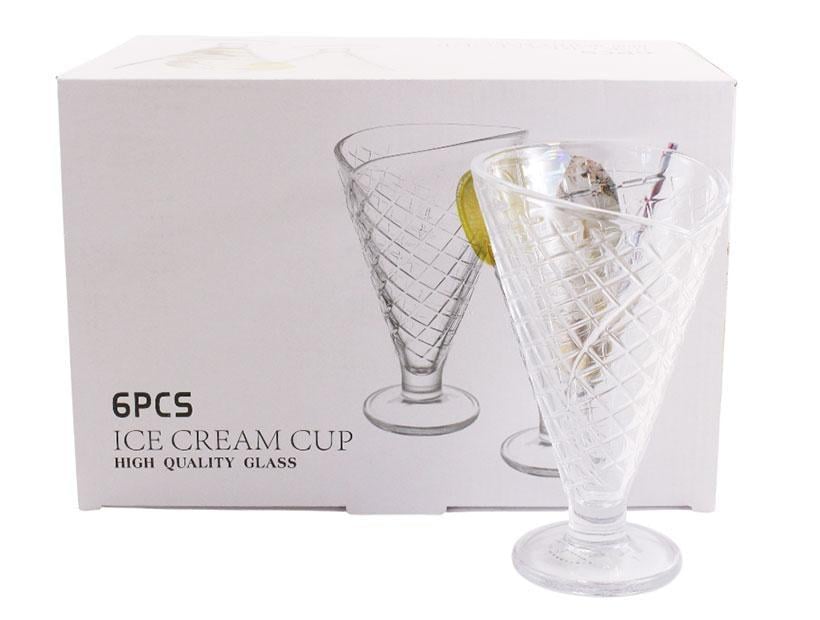 Набор креманок стеклянных Ristal 265 мл 6 шт. (BMIC-012) Набор креманок стеклянных Ristal 265 мл 6 шт. (BMIC-012)