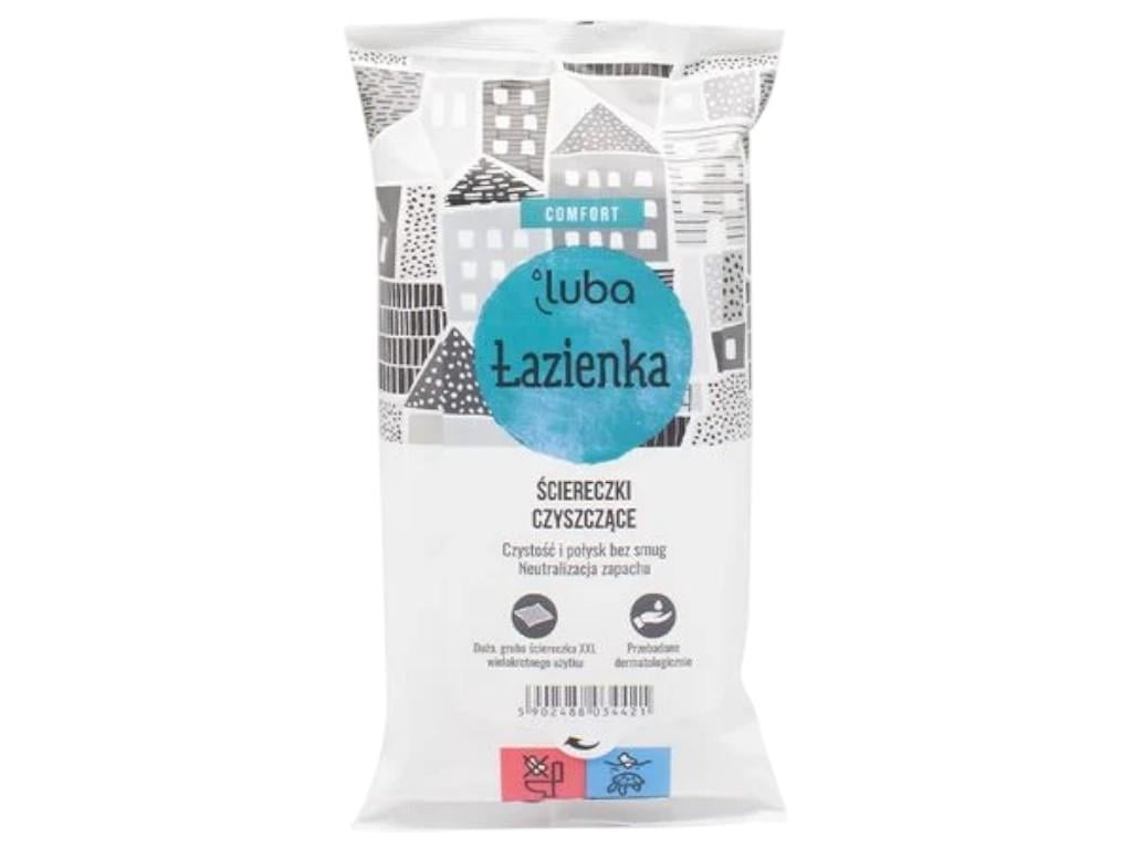 Салфетки влажные для мытья ванной комнаты Luba Comfort парфюмированные 32 шт. (3002520013) Салфетки влажные для мытья ванной комнаты Luba Comfort парфюмированные 32 шт. (3002520013)