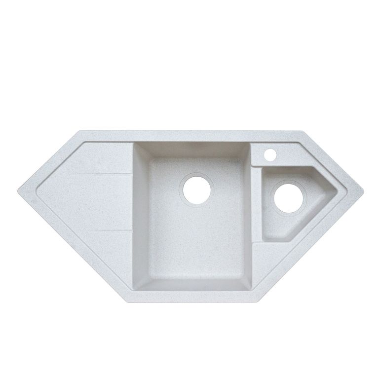 Мойка кухонная Platinum Pandora 9950S Белый в точку (353284)