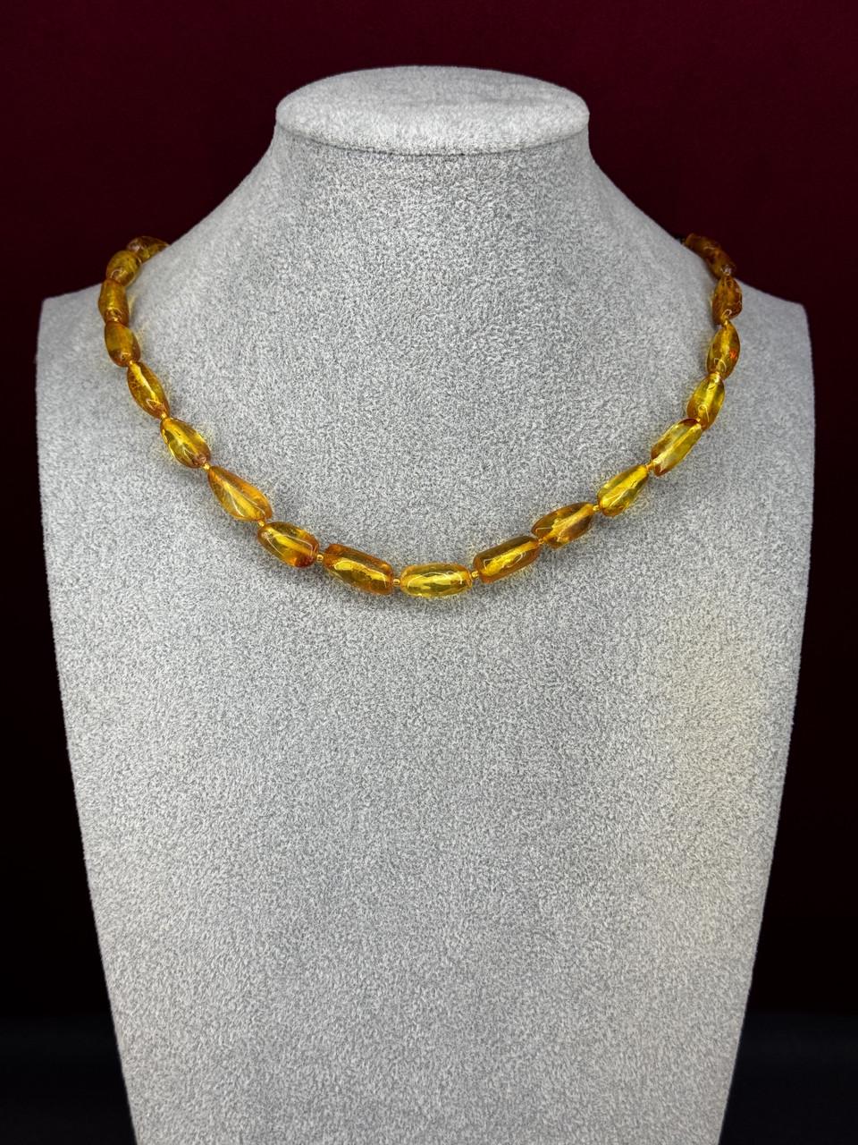 Бусы из янтаря лечебные 47 см (н-899)