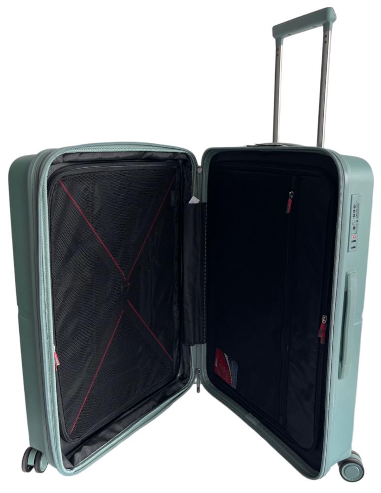 Валіза велика Airtex 249 поліпропілен L М'ятний - фото 4