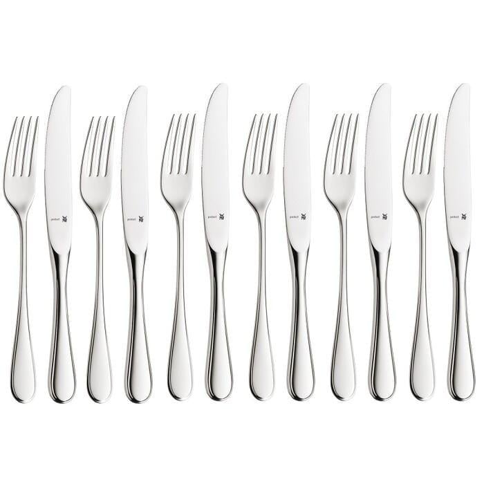 Набор столовых приборов WMF Kent Cromargan protect® 12 пр. для завтрака/десерта.