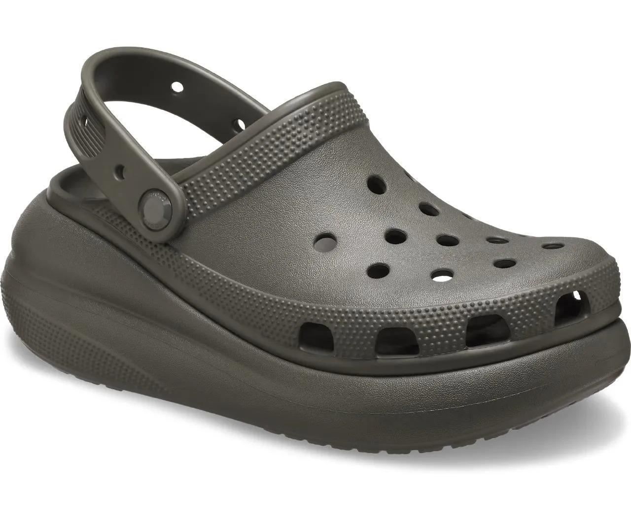 Сабо женские Crocs Classic Crush Clog M7W9 р. 40 25,5 см Dusty Olive (207521) - фото 2