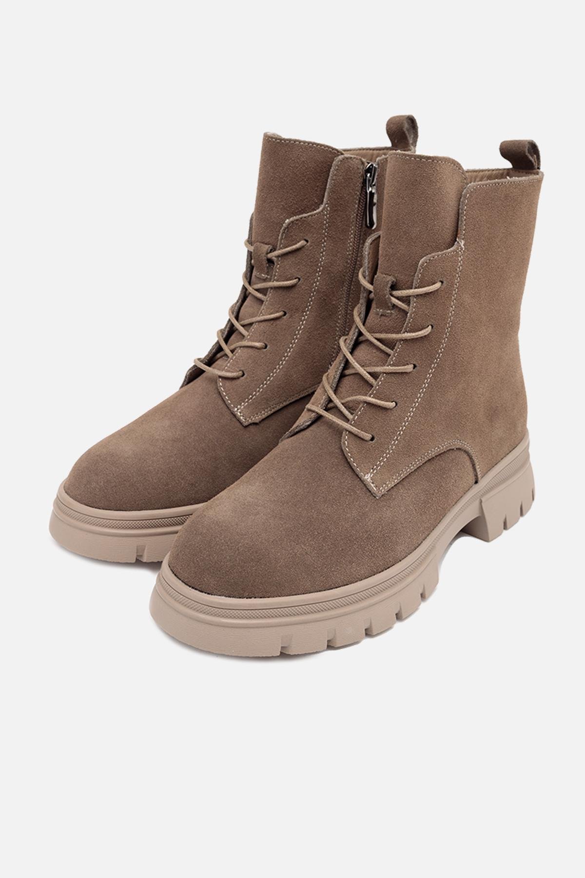 Ботинки женские Yuki ЦБ-00251120 р. 39 Коричневый (SKT000995707) - фото 3 Ботинки женские Yuki ЦБ-00251120 р. 39 Коричневый (SKT000995707) - фото 3