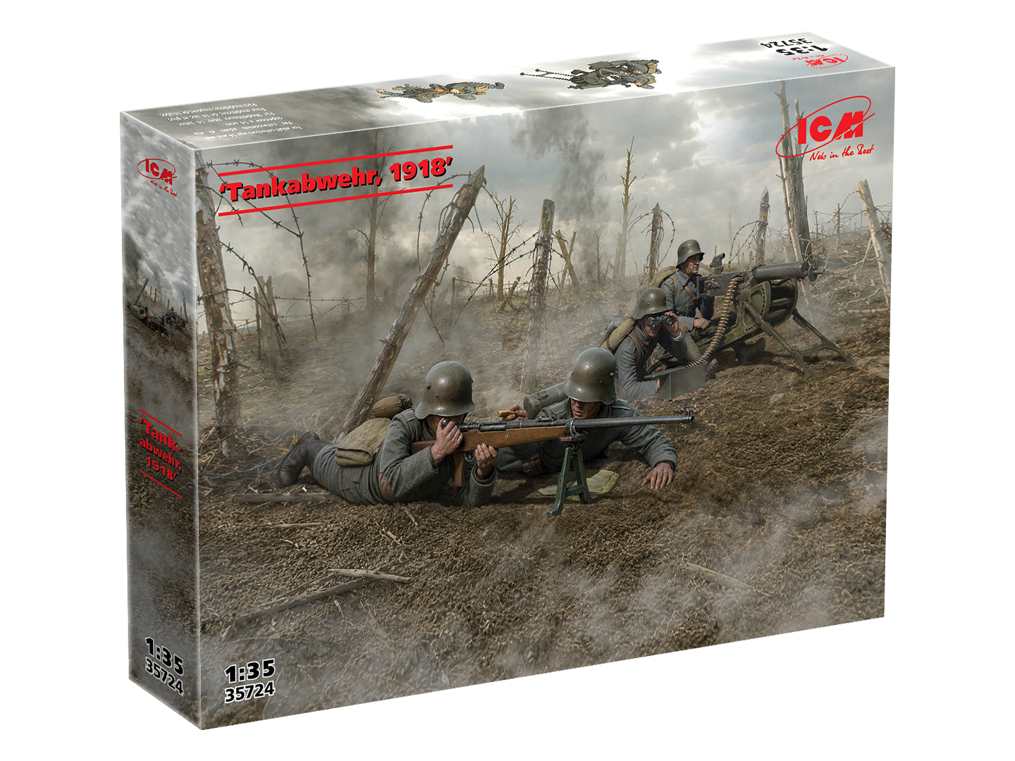 Сборная модель ICM Tankabwehr 1918 Немецкое противотанковое подразделение 1:35 (35724) Сборная модель ICM Tankabwehr 1918 Немецкое противотанковое подразделение 1:35 (35724)