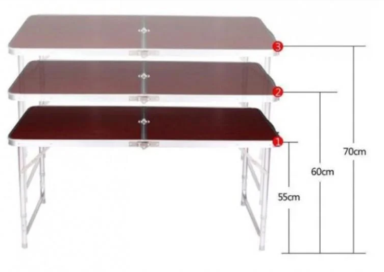 Стіл розкладний для пікніка з отвором для парасольки/4 стільці Бордо (AWN-00317) - фото 3 Стіл розкладний для пікніка з отвором для парасольки/4 стільці Бордо (AWN-00317) - фото 3