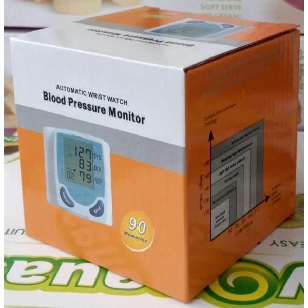 Тонометр автоматичний цифровий Blood Pressure Monitor Білий - фото 7