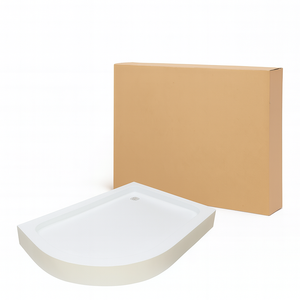 Душовий піддон KO&PO правий акриловий 120x80х15 см (C10330)