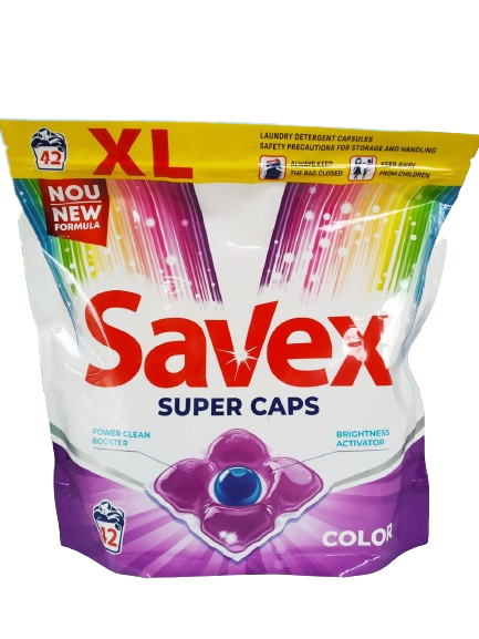 Капсули для прання Savex Super Caps Color 42 шт. (10259301)