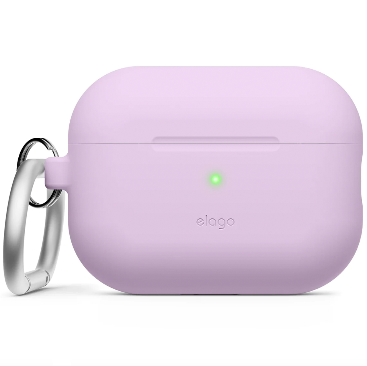 Чехол для наушников с карабином Elago Silicone Hang Case for Airpods Pro 2nd Gen, Lavender (EAPP2SC-HANG-LV)