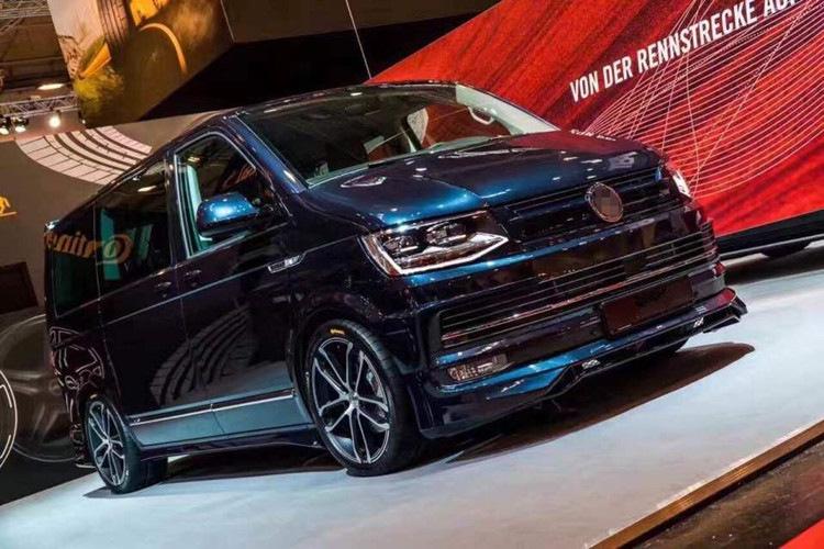 Накладка на передний бампер ABT для Volkswagen T6 2015/2019 г Под покраску - фото 2