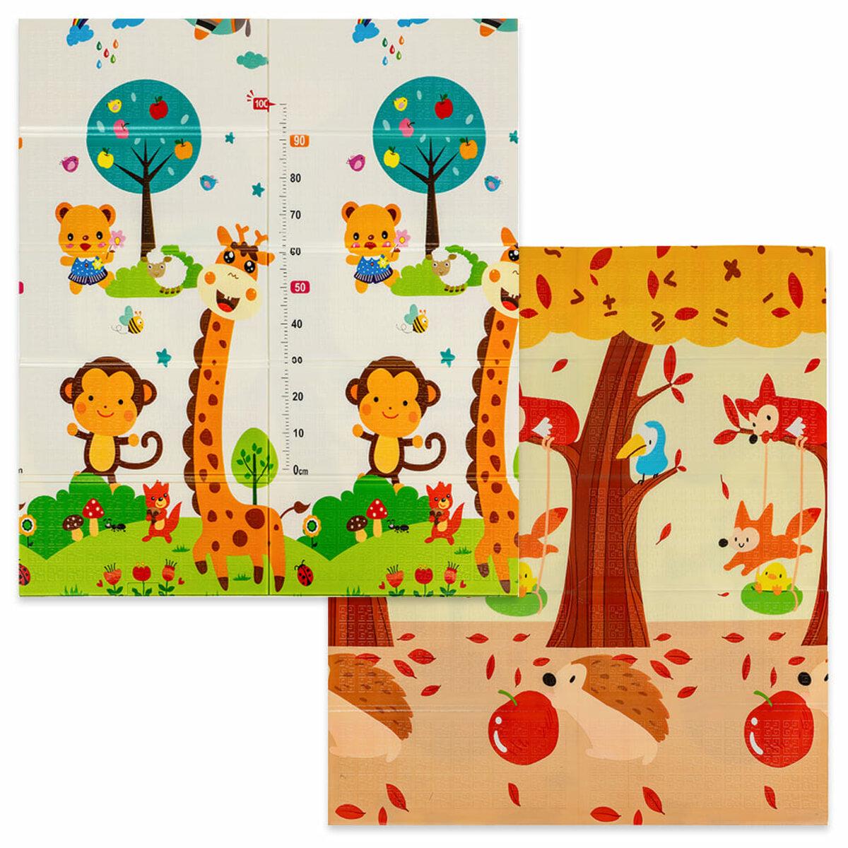 Термоковрик детский складной Лисички-Ростомер 303 147х177 см х 8 мм (SW-00003033)