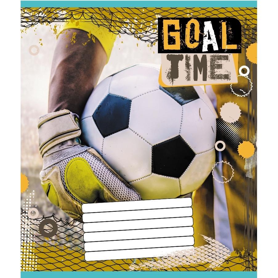 Шкільний зошит М'яч 012-510027C-5 в косу лінію 12 аркушів (RLT55171)